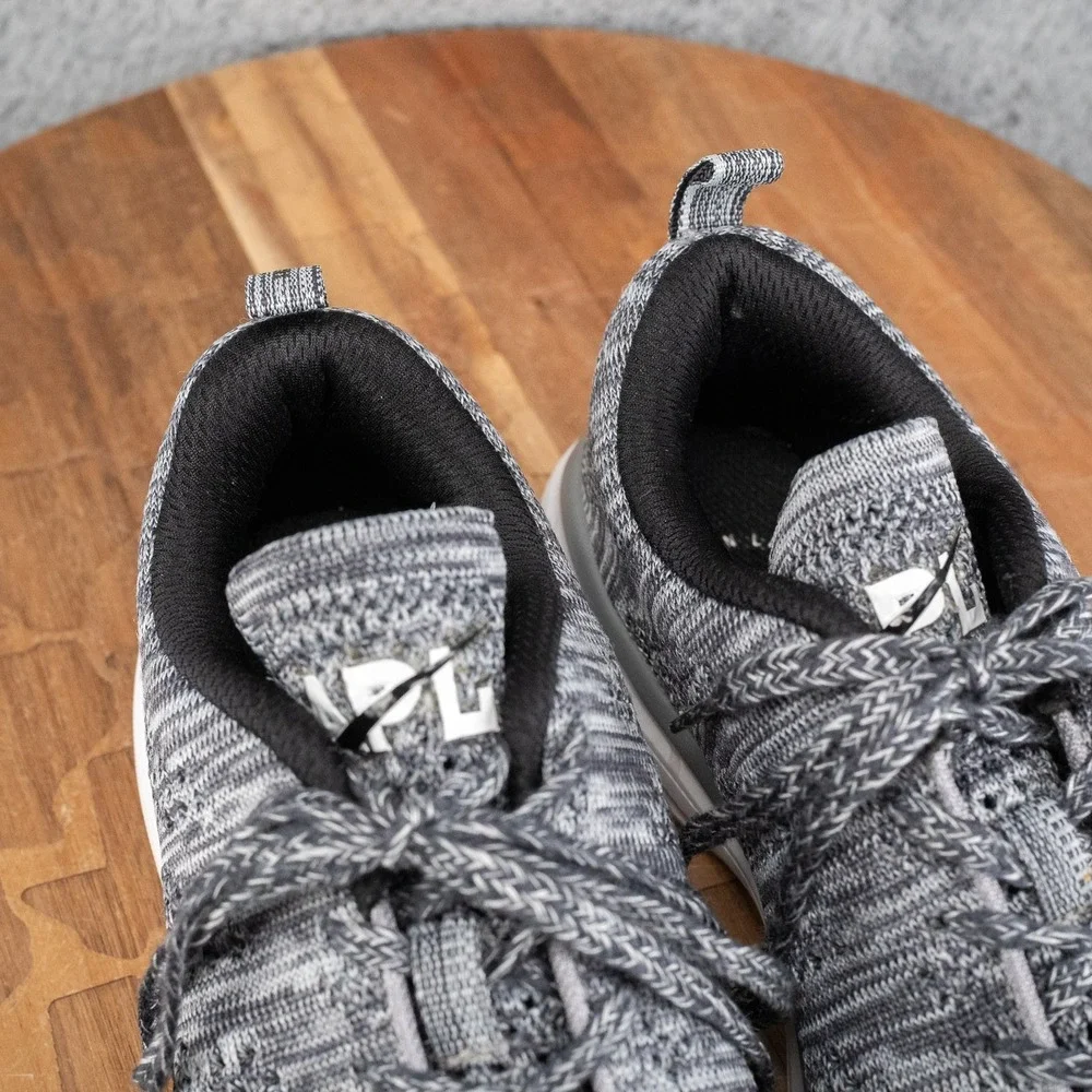 APL Techloom Pro Heather Grey Knit Running Sneaker Women's Size 6.5‎